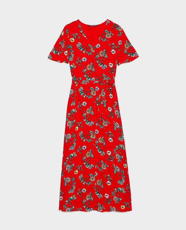 Long dress Herbier fiery red haze