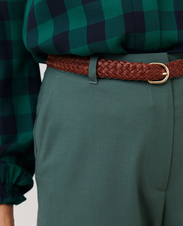 MARGUERITE - Cigarette trousers 8850 54 green