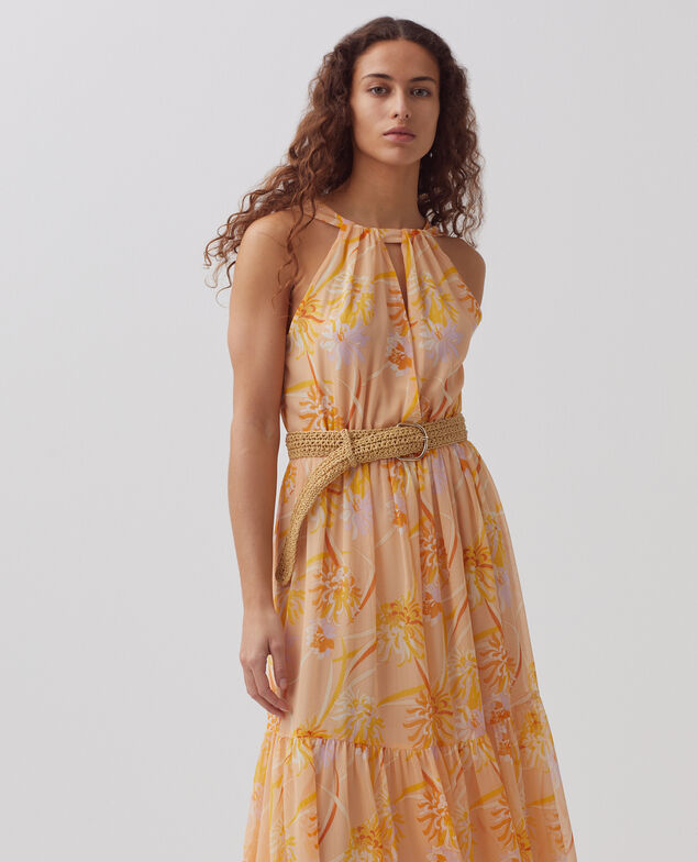 Fluid maxi dress H310 dahlia v2 beige