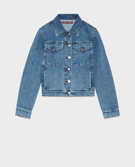 Short denim jacket 0642 vintage wash denim 3sjd264c64
