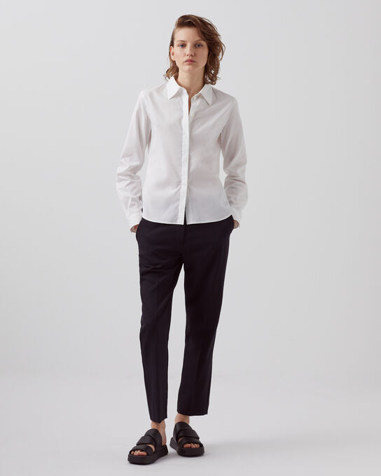 Cotton shirt 8885 00 WHITE