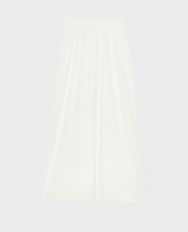 YVONNE - Loose cotton trousers