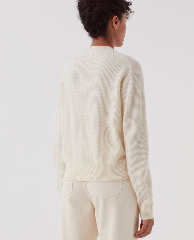 Wool jumper U010 off white