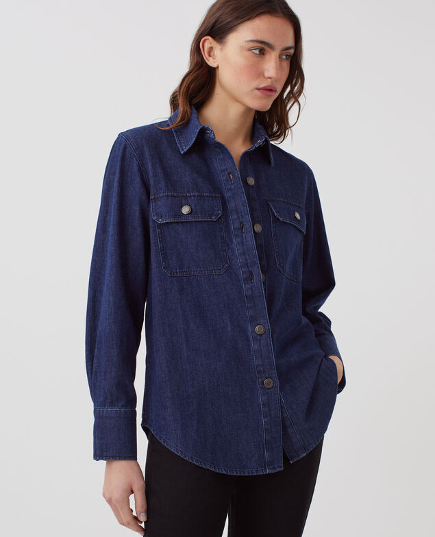 Denim shirt H680 rinse