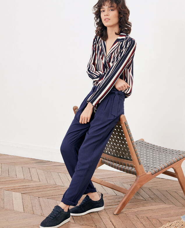 Loose trousers Marine