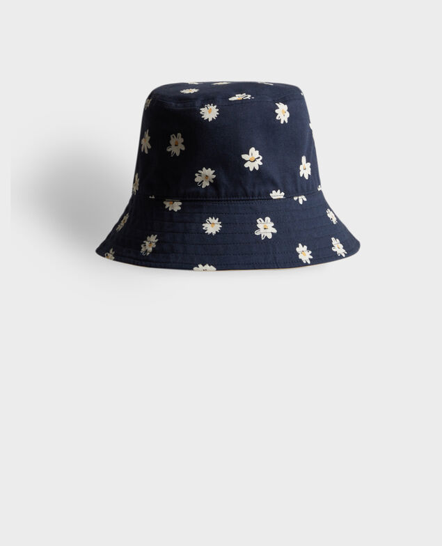 Reversible cotton bucket hat 0694 daisy