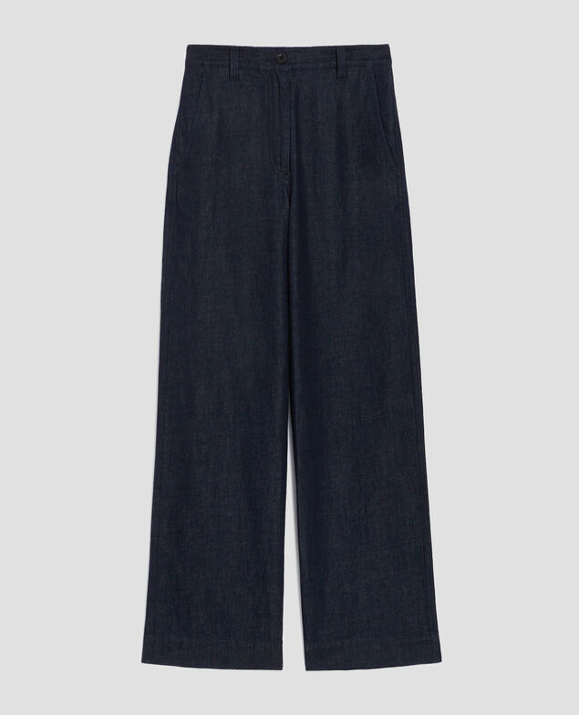 BLANDINE - Straight trousers H680 rinse