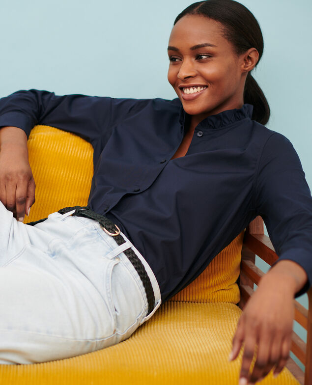 Cotton shirt 7012c 69 navy
