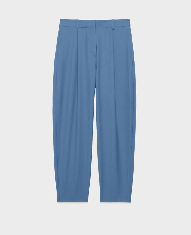PEGGY - Wool carrot trousers