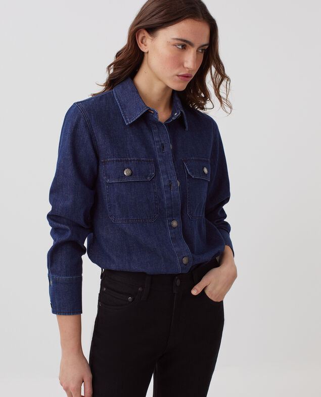 Denim shirt H680 rinse