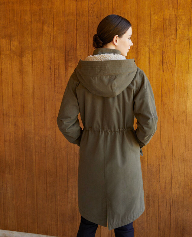 Hooded parka Green