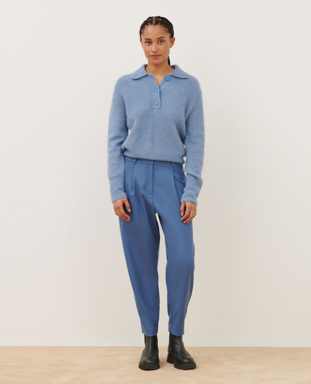 PEGGY - Wool carrot trousers