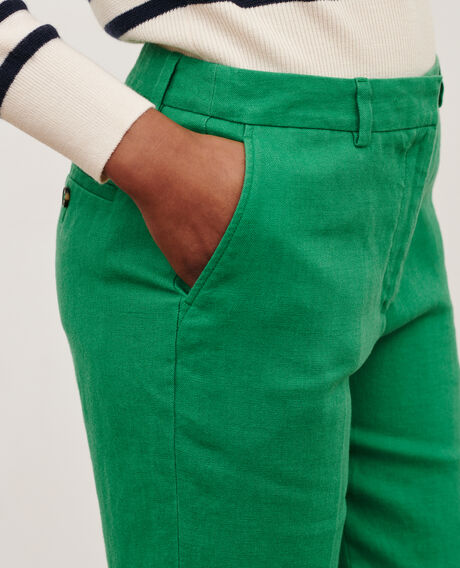 MARGUERITE - Cigarette trousers 0542 pine green 3spa005f03