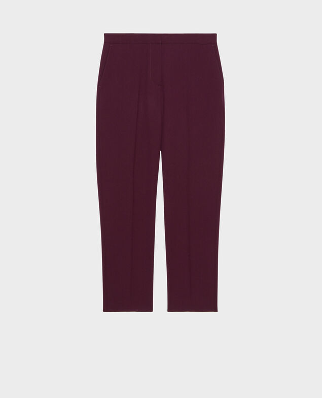 MARGUERITE - Cigarette trousers Potent purple