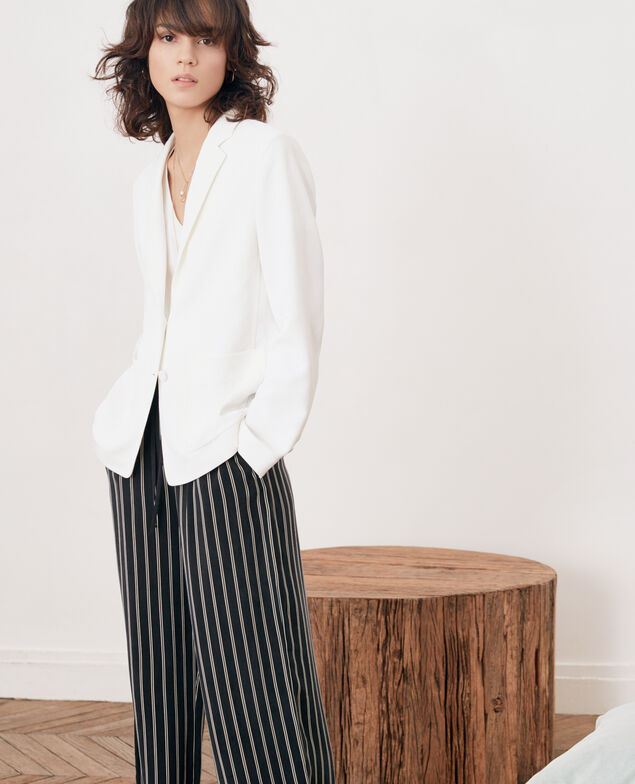 Crepe jacket Blanc