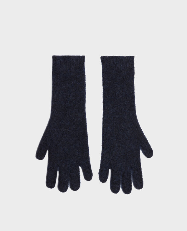 Gloves in mixed alpaca wool