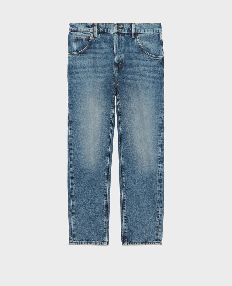 RITA - SLOUCHY - Low-rise loose jeans Vintage mid wash Peronac