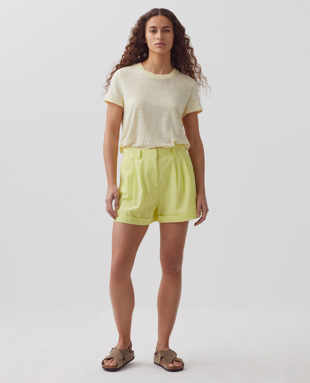 Cotton shorts 0421 charlock yellow