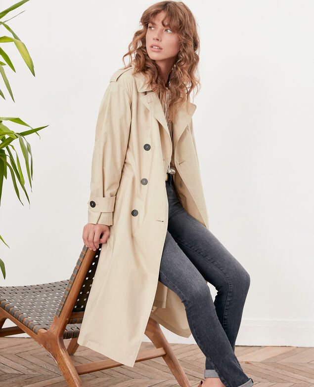Loose fit Trench coat Tan