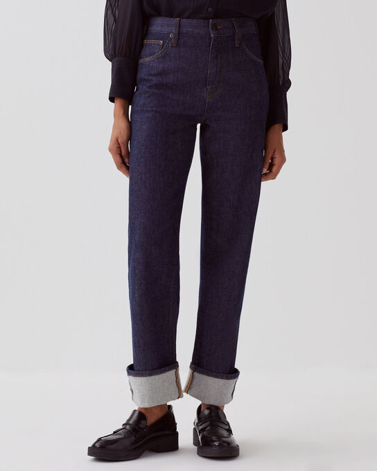 AVA - Regular selvedge jeans 4287 DENIM_BRUT