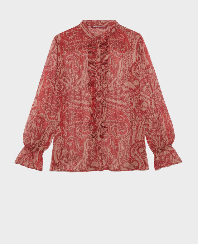 Long-sleeve blouse