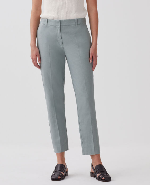MARGUERITE - Cigarette trousers J620 slate blue
