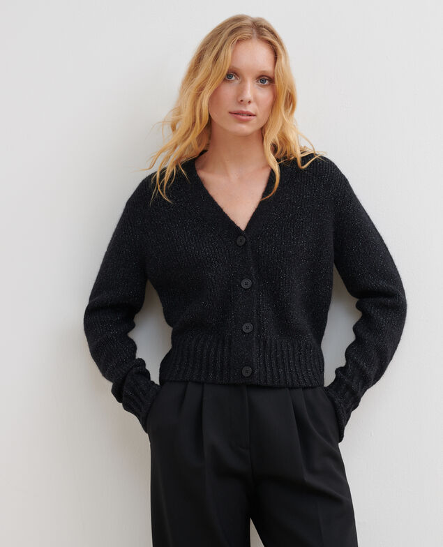 Alpaca blend cardigan