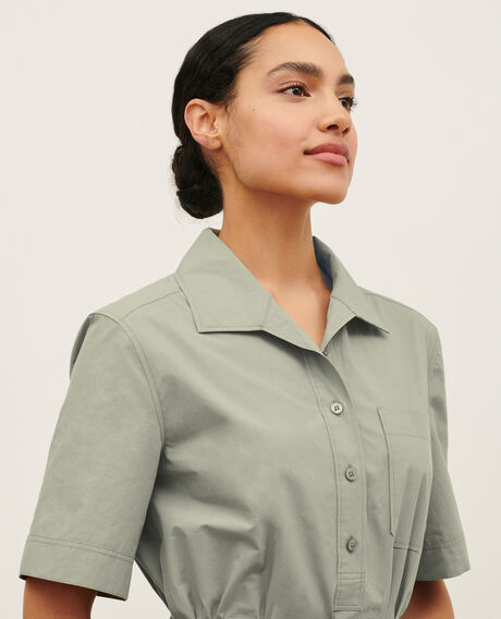 Cotton midi dress 0560 vetiver 3sdr041c12