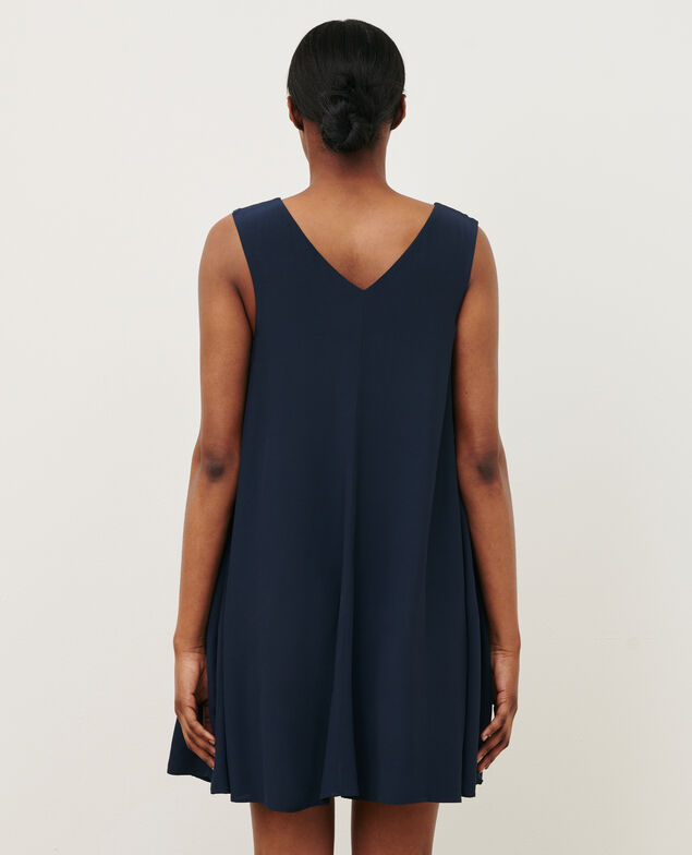 Floaty mini dress 0693 navy
