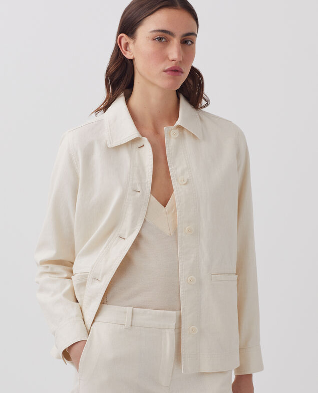 Workwear jacket H303 white swan