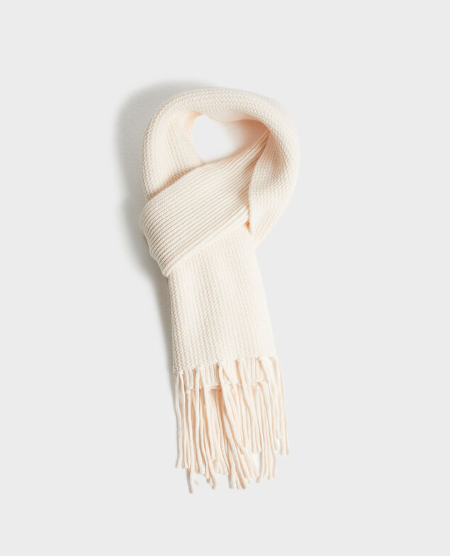 Wool scarf 8842 01 offwhite