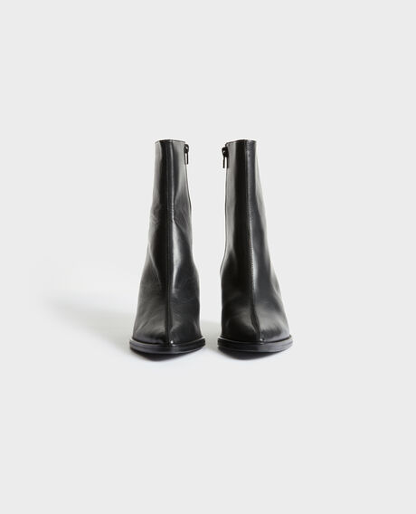 Leather cowboy boots