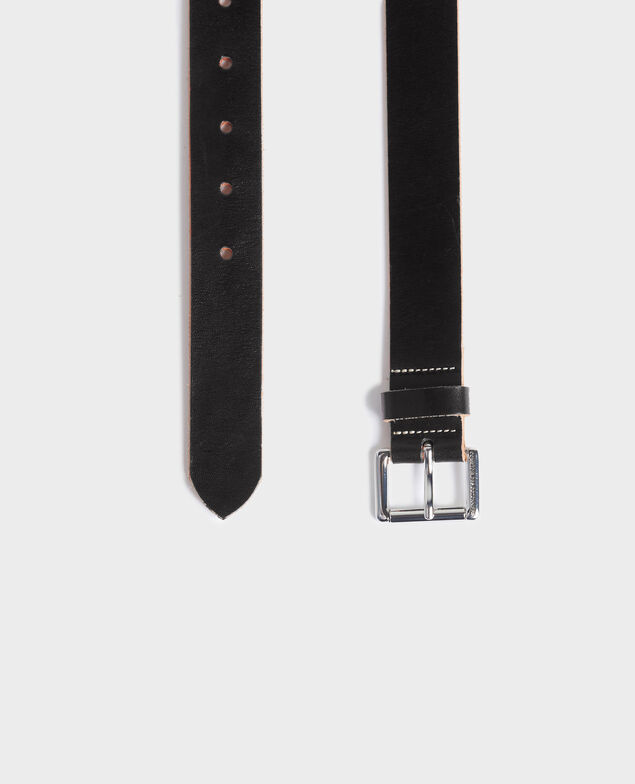 Leather belt Black beauty