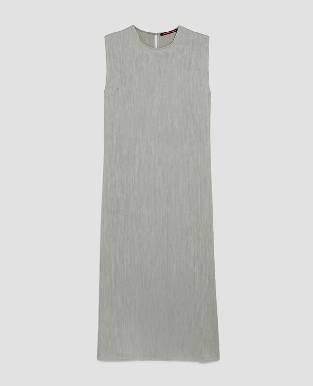 Textured sleeveless maxi dress J050 shadow gray