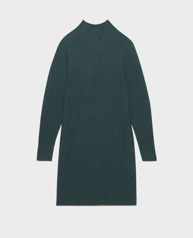 3D cashmere dress 8817 58 darkgreen