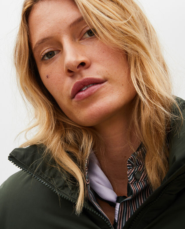 MARGOTTE - Short down jacket Military green