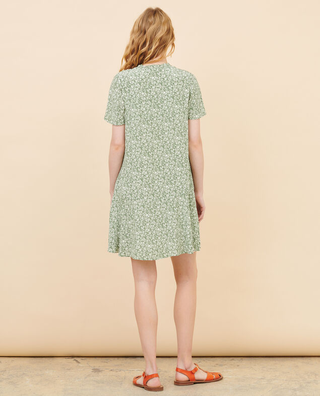 Mini dress 101 print green