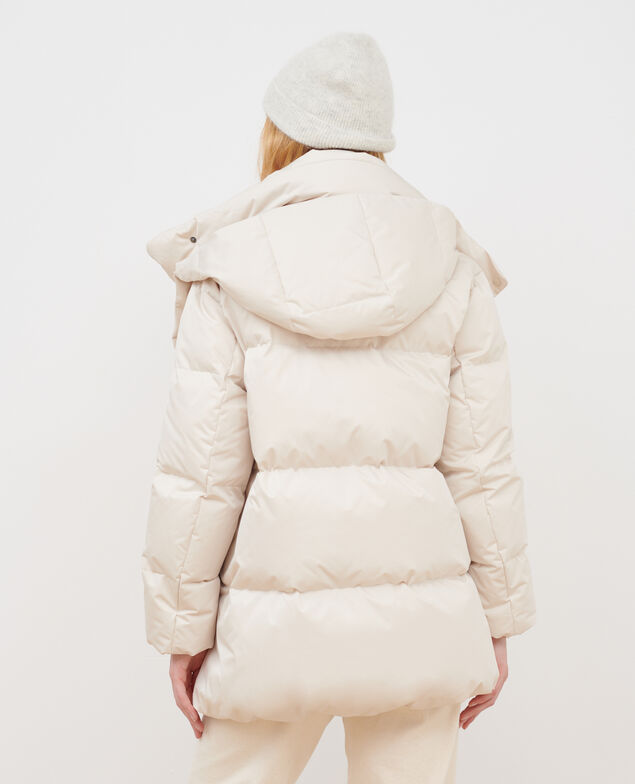 MARGOTTE - Mid-length down jacket A011 off white 3wco154p05