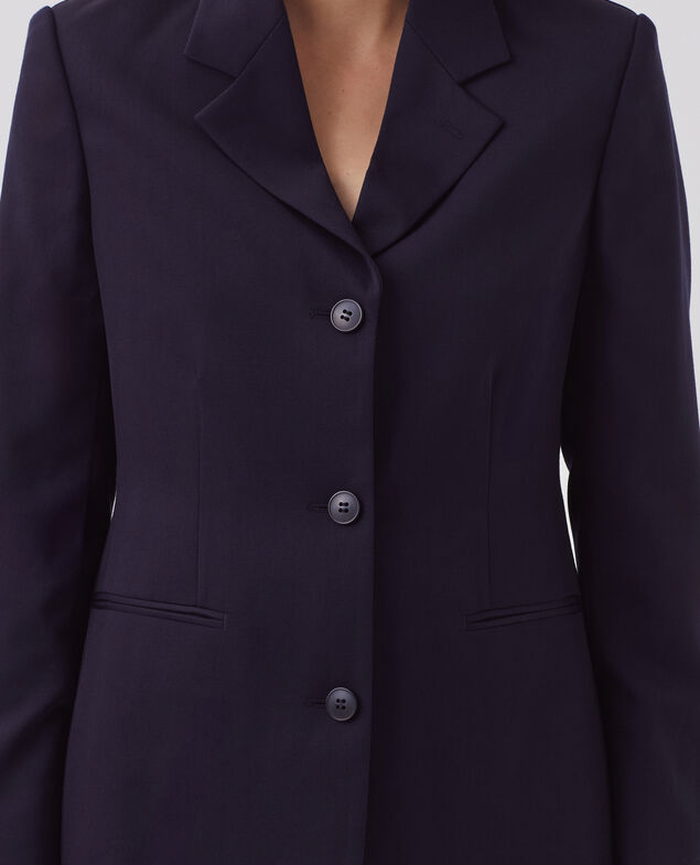Wool blazer H695 night sky