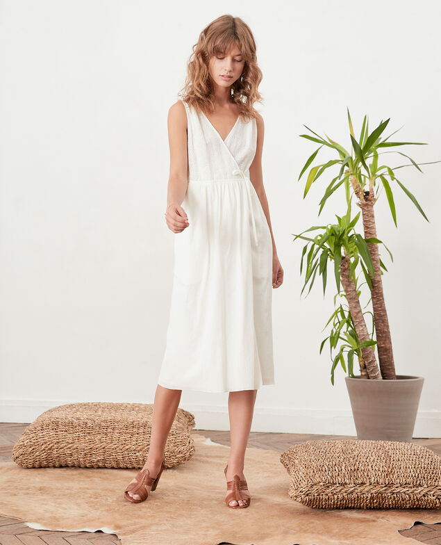 Wrap dress Blanc