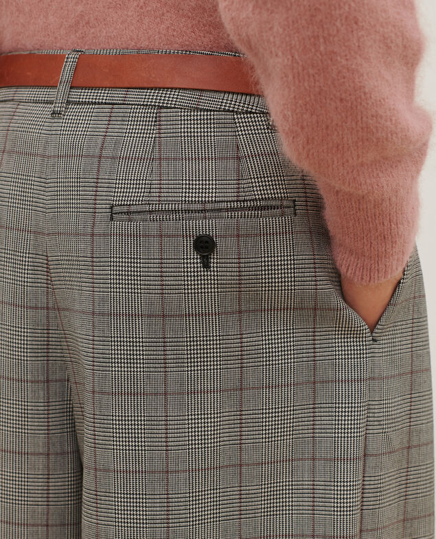 YVONNE - Loose fit woollen trousers