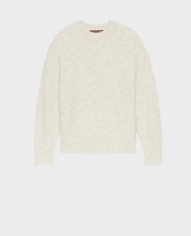 Alpaca blend round neck jumper