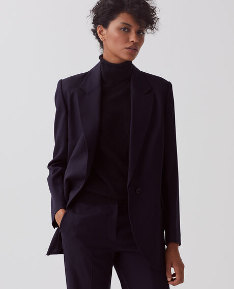 Wool blazer 7012c 69 navy 2wja094w04