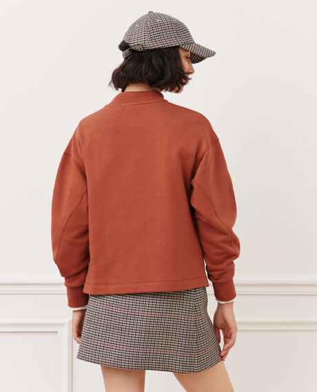 Cotton sweatshirt 8808 18 wine 2wte238c75