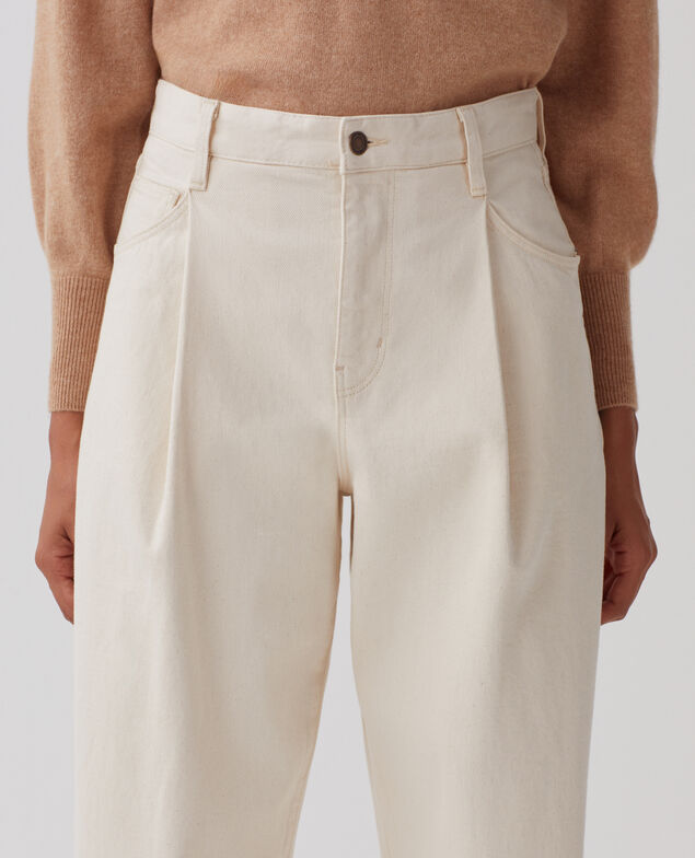 NIKKI - Carrot jeans H305 ecru