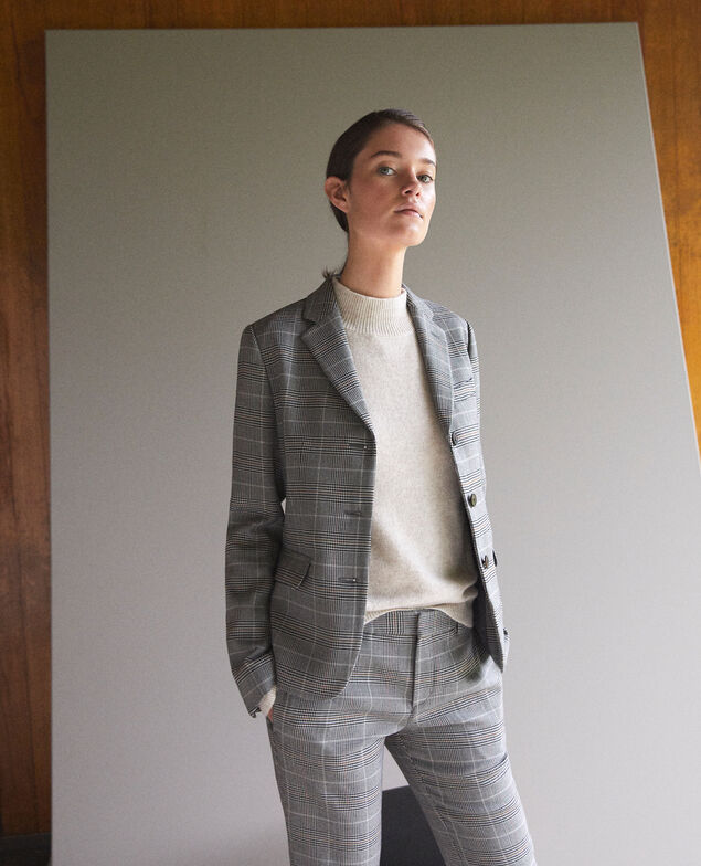 Suit-style jacket Black