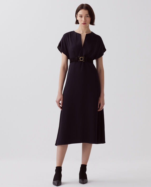 Flowing dress H091 black beauty
