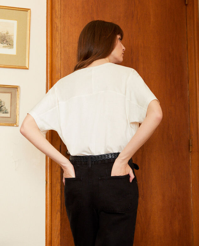 Cotton T-shirt Off white