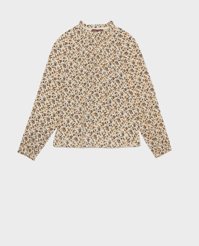 Flowing printed top Indienne light