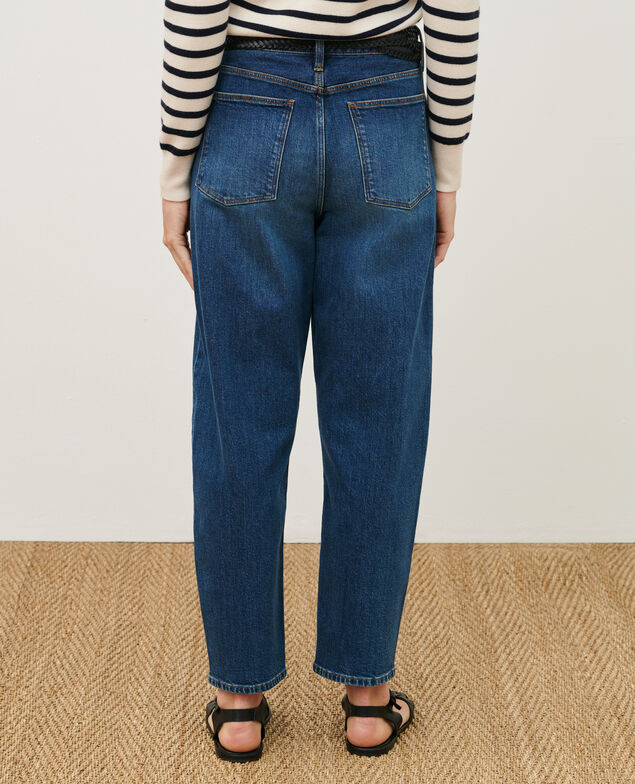 SYDONIE - BALLOON - 7/8 cotton jeans 8888 64 blue
